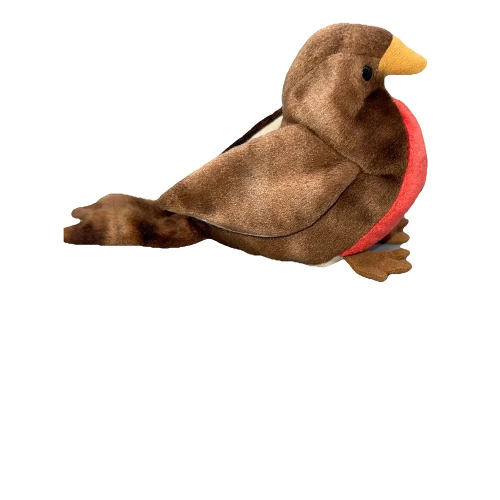 Ty Beanie Baby Early the Robin‎ Bird plush 1997 T21